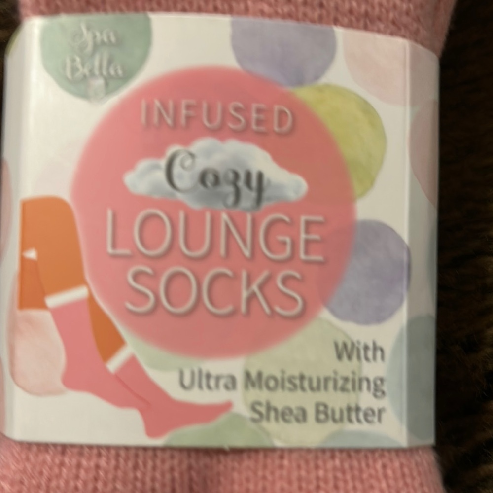 Spa Bella Pink Lounge Socks